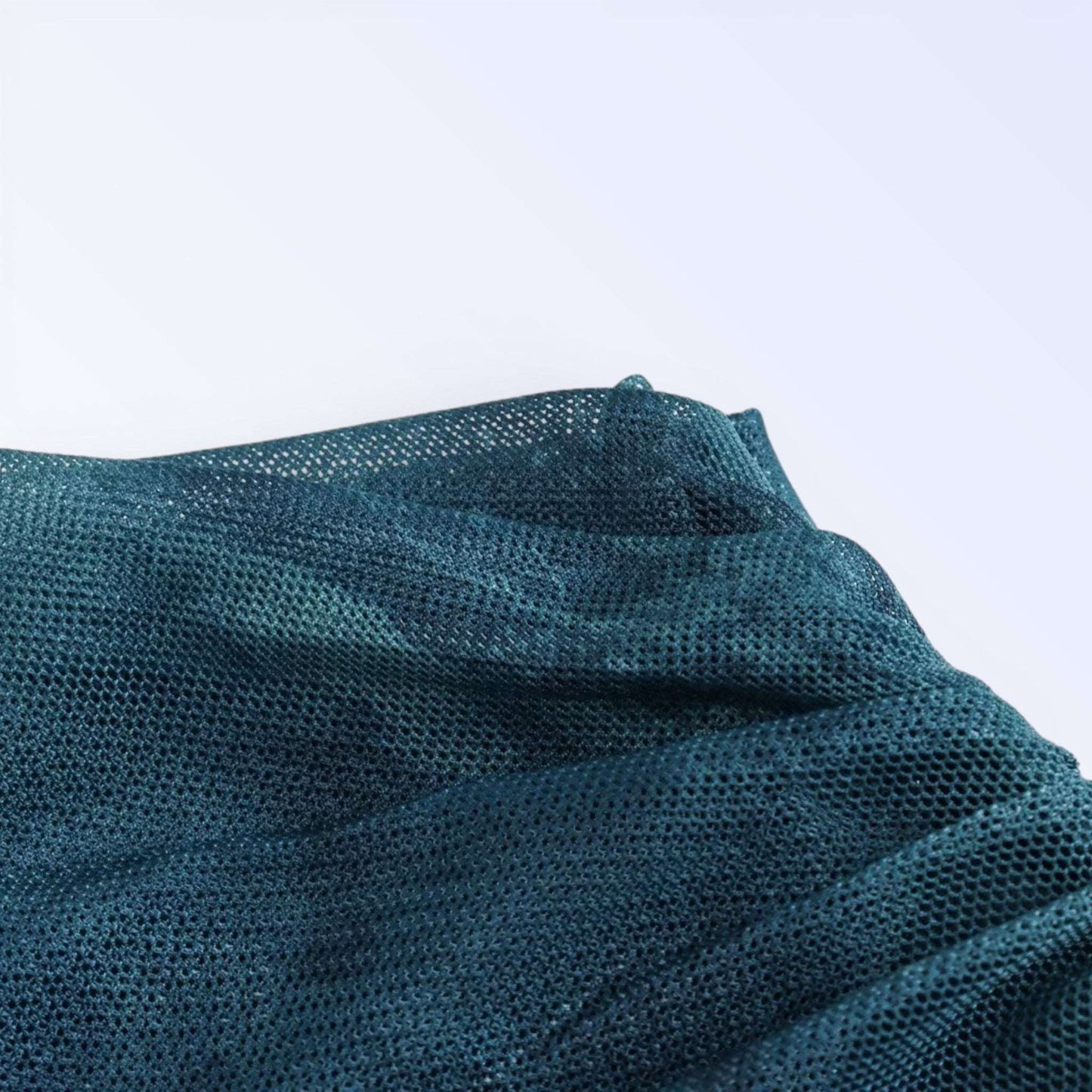 SIREN — VESTIDO LONGO VELO RUGAS MANGA