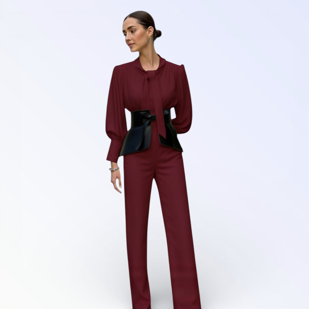 PORTO — CINTO LARGO ESTRUTURADO PRETO