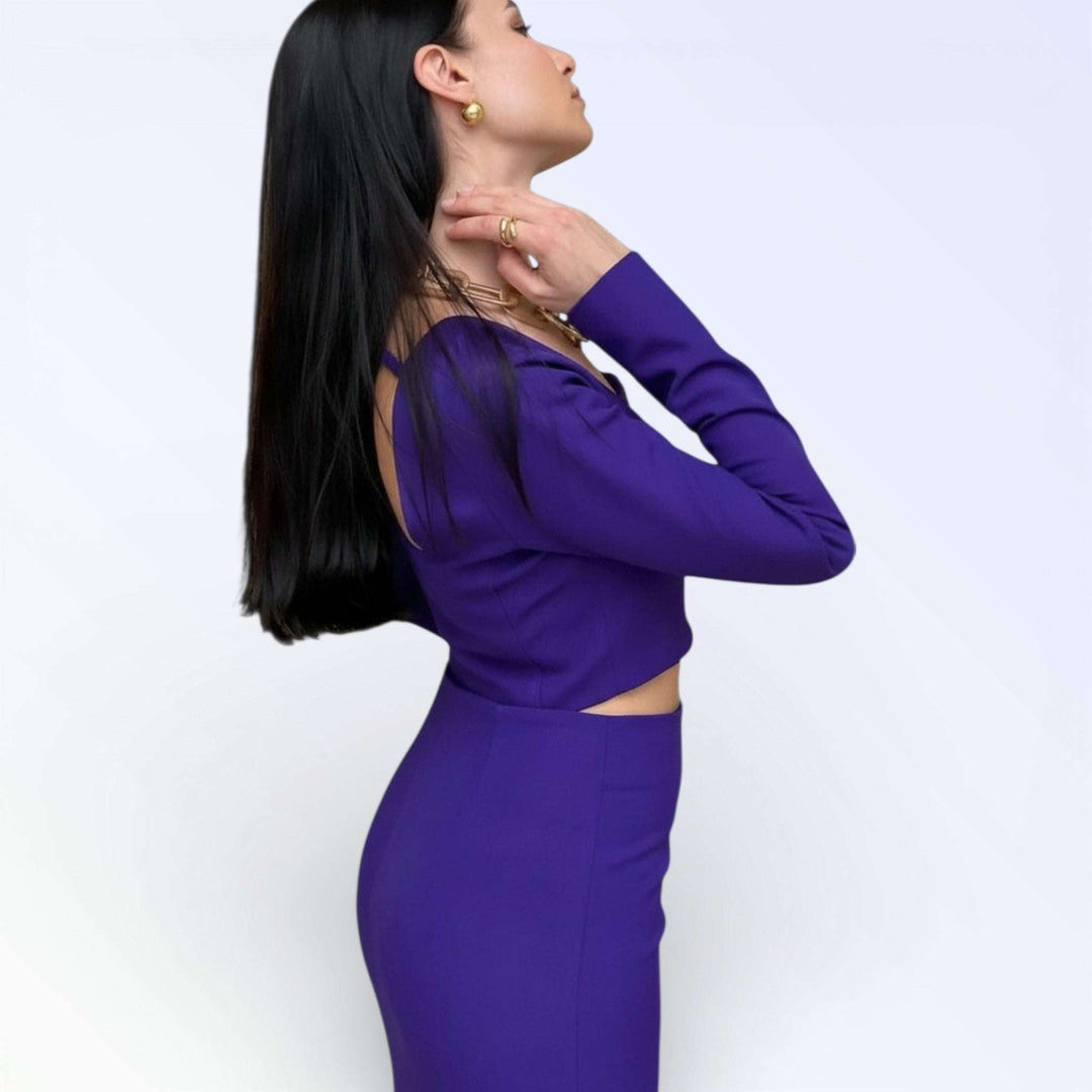 VIOLETA — CONJUNTO ROXO ESTRUTURADO