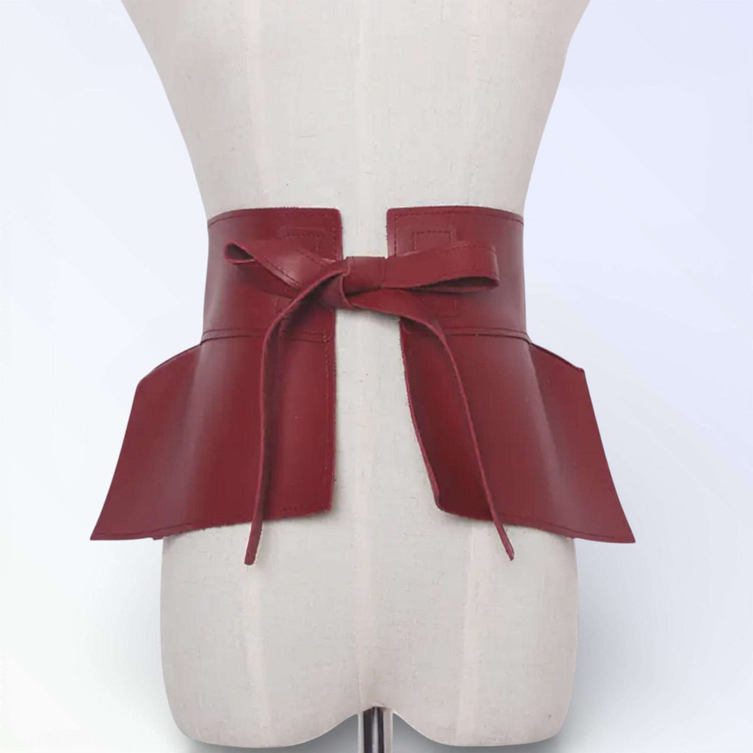 PORTO — CINTO LARGO ESTRUTURADO PRETO