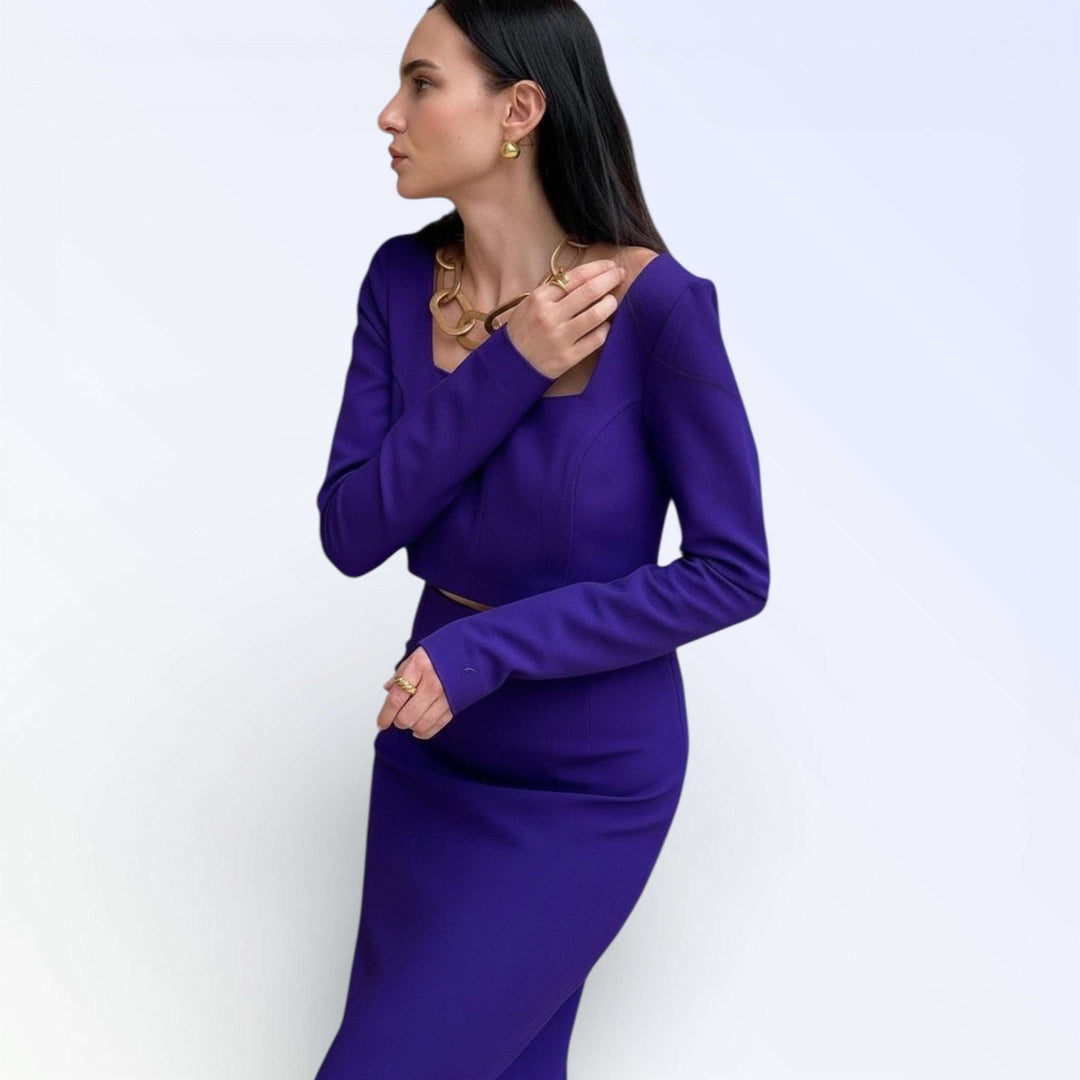 VIOLETA — CONJUNTO ROXO ESTRUTURADO