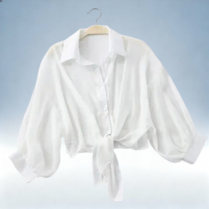 MILÃO — Camisa Chiffon Leve | Elegância Fluida