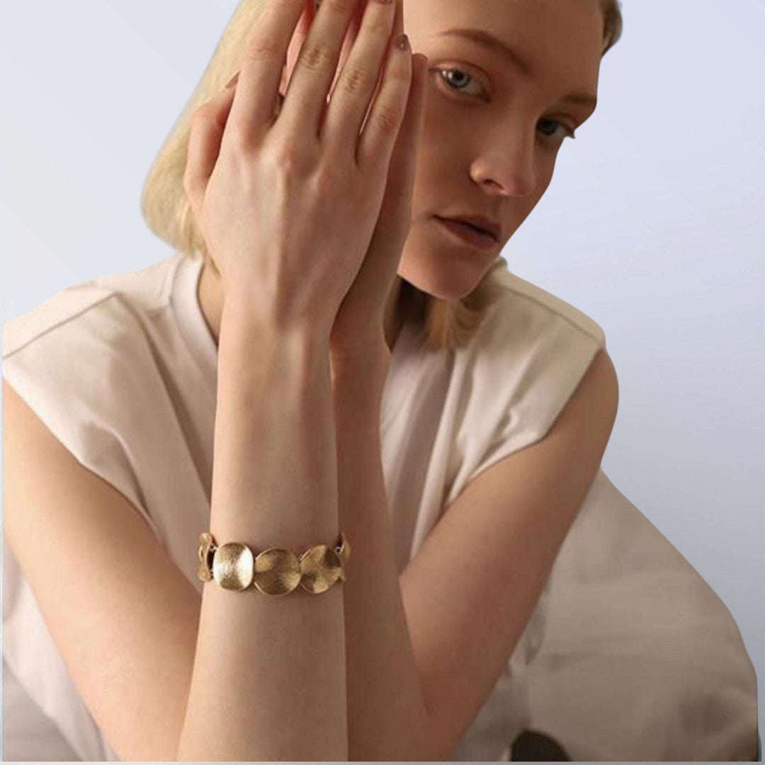 LUA — PULSEIRA DISCOS TEXTURIZADOS OURO