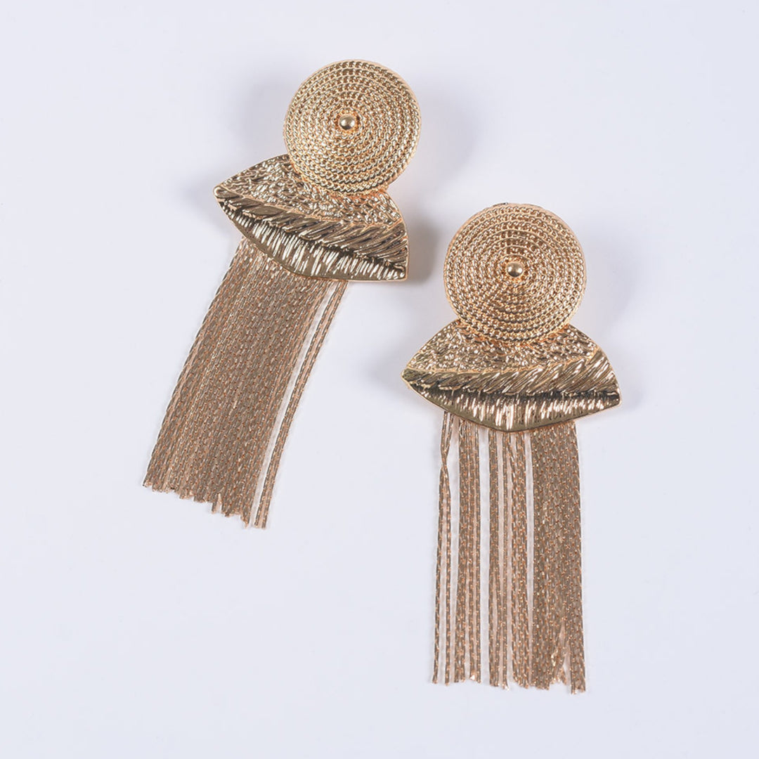 Pendientes burdeos