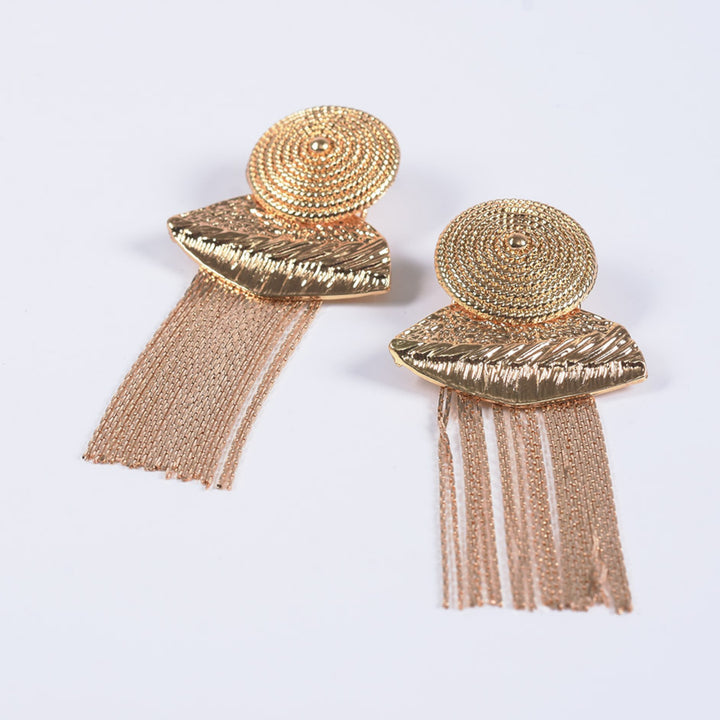 Pendientes burdeos