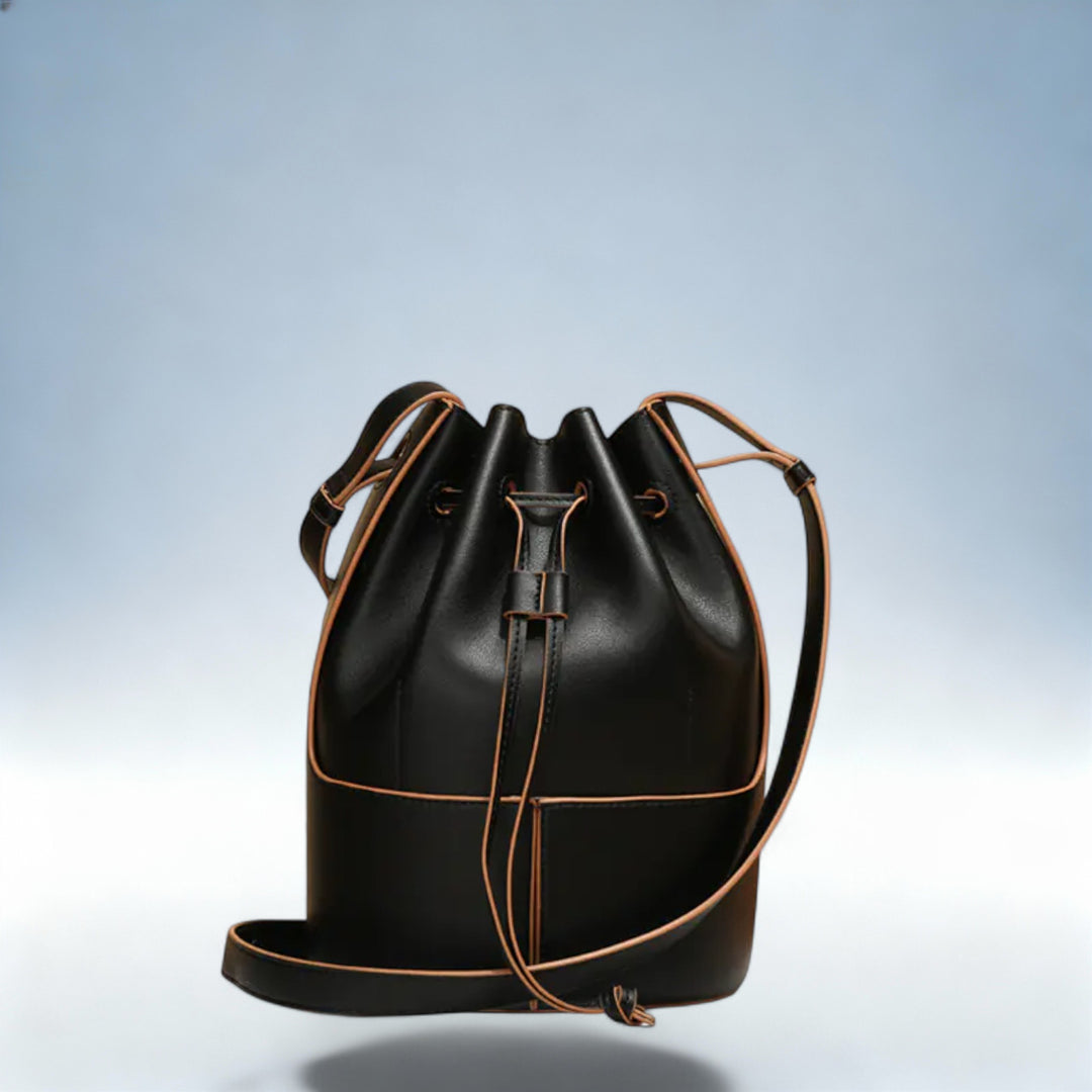 TERESA — Mala Bucket Vintage em Pele | Charme Clássico