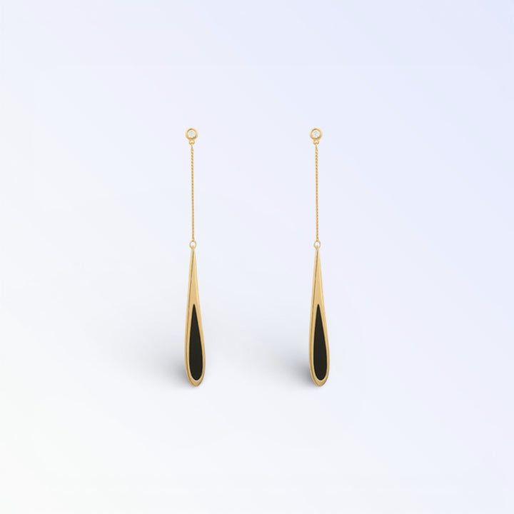 Pendientes de satén