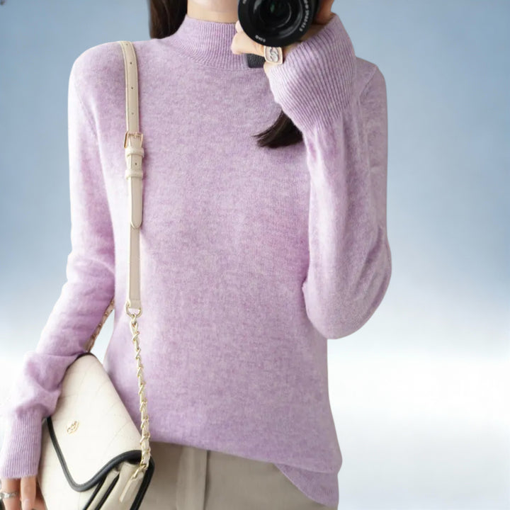 ANTONIETA — Camisola Lã Tricotada Oversized | Conforto Premium