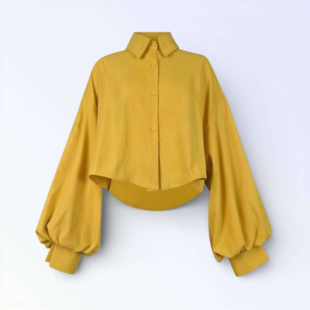 DUO — CONJUNTO CAMISA PUFF E CALÇAS PLISSADAS