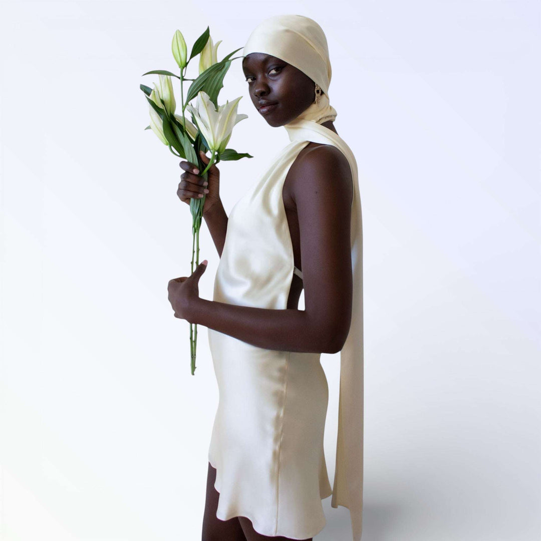 VELVET — VESTIDO CURTO COM ECHARPE