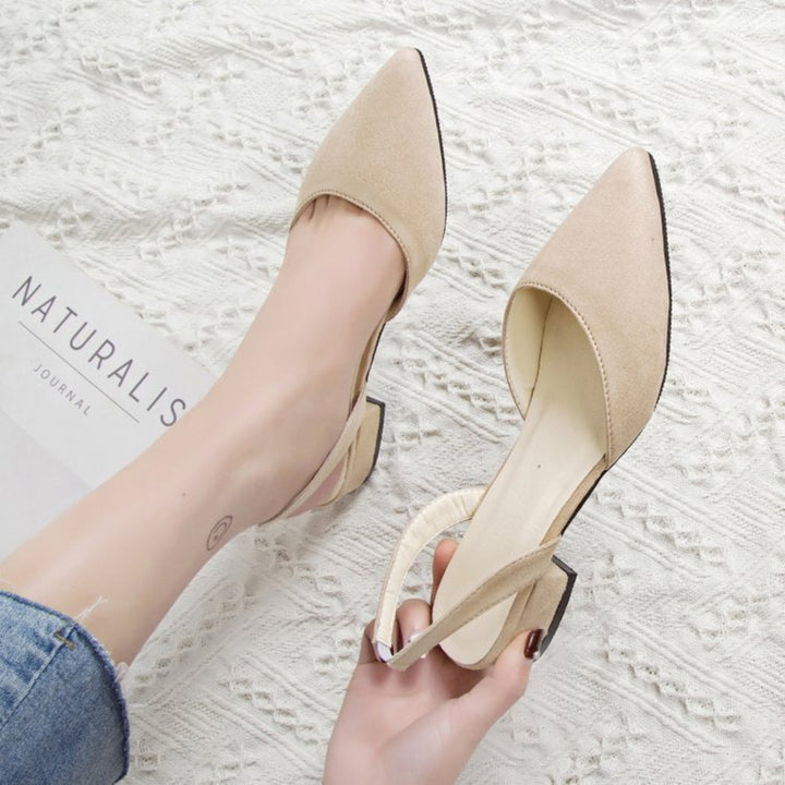 Sandalias de tacón bajo
