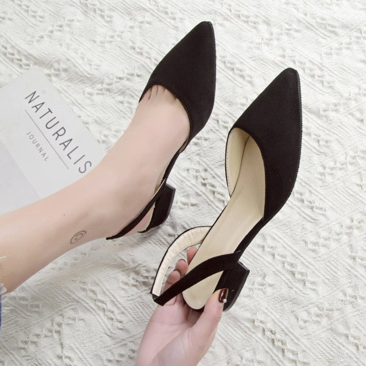 Sandalias de tacón bajo