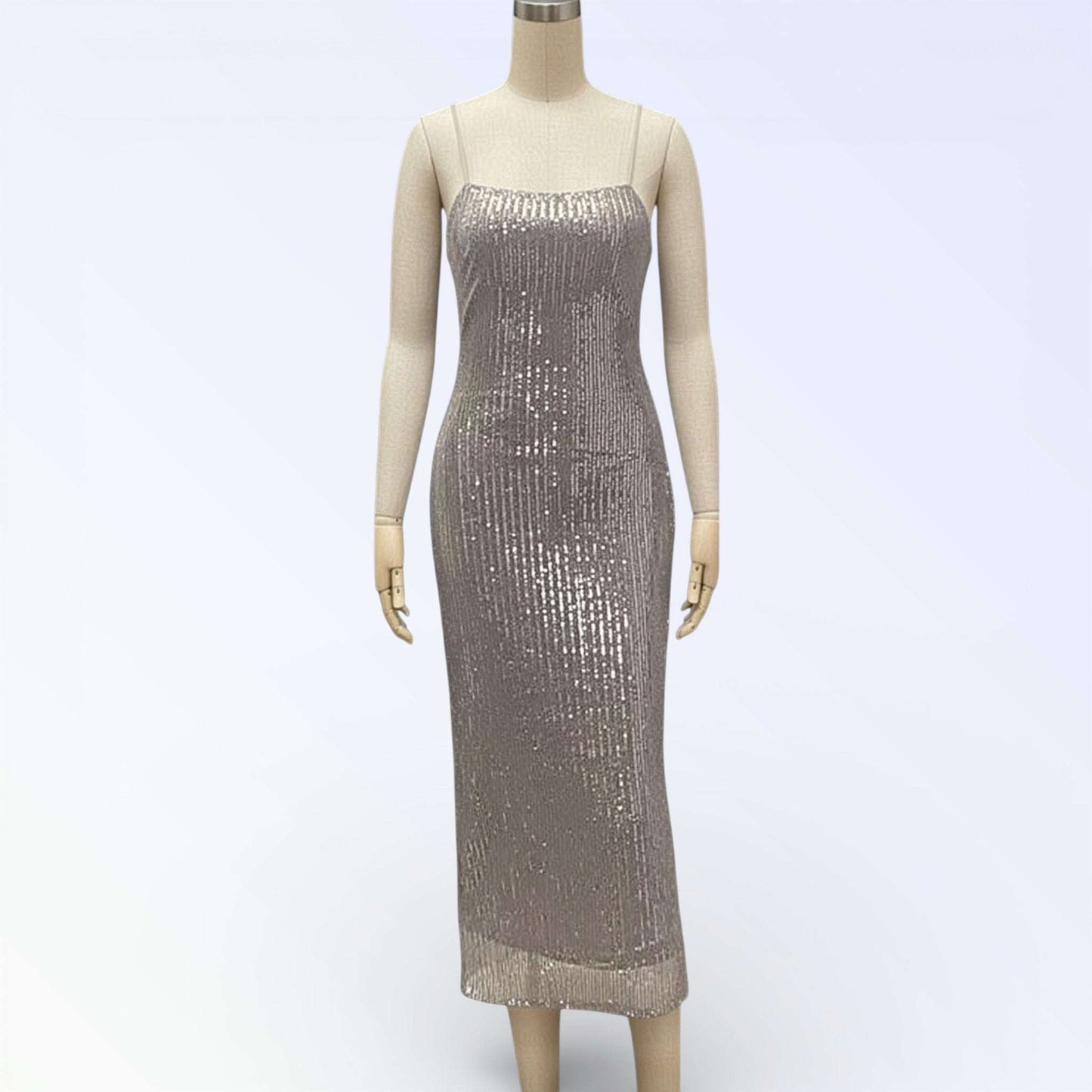 LUSTRE — VESTIDO COLUNNA CRISTAL