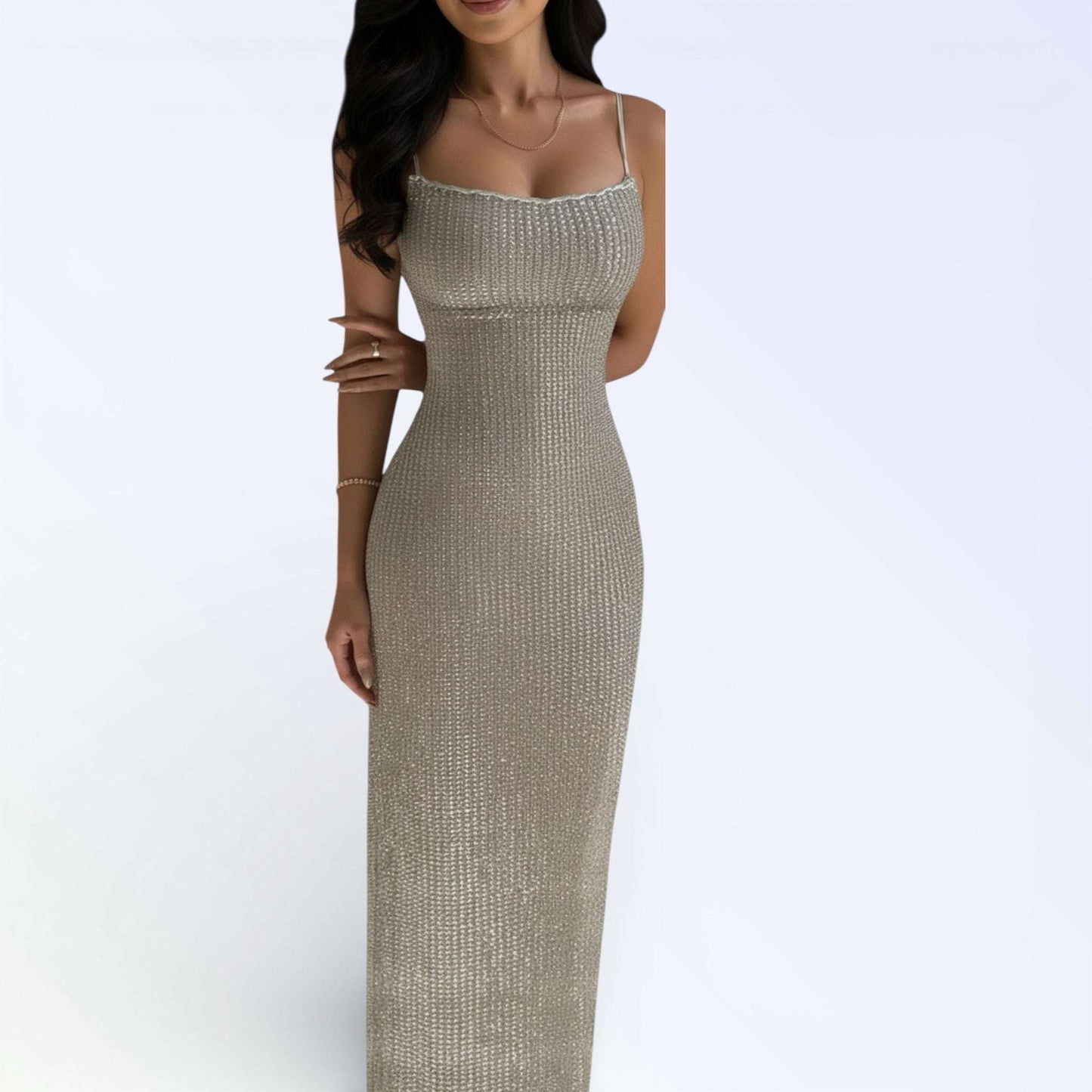 LUSTRE — VESTIDO COLUNNA CRISTAL