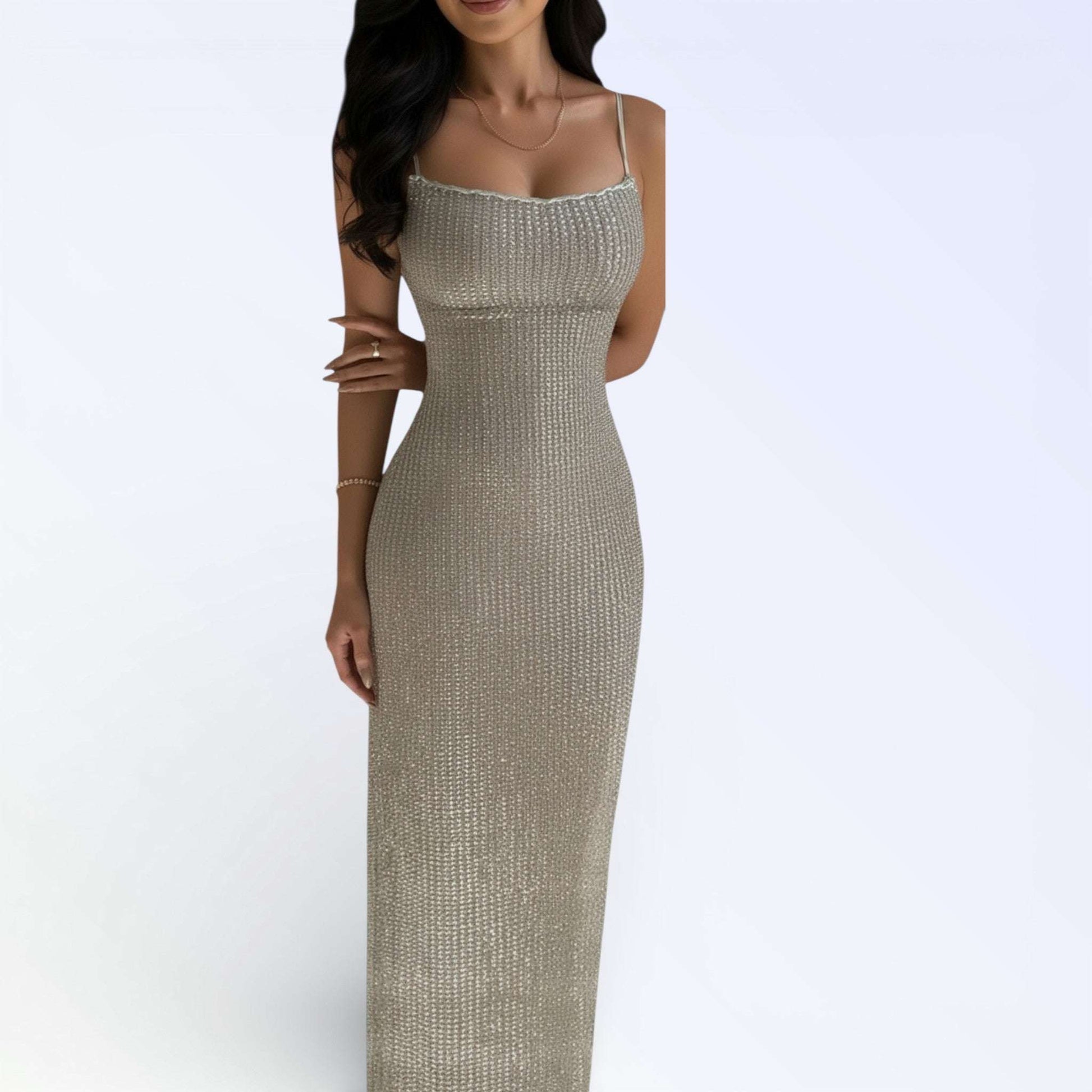 LUSTRE — VESTIDO COLUNNA CRISTAL