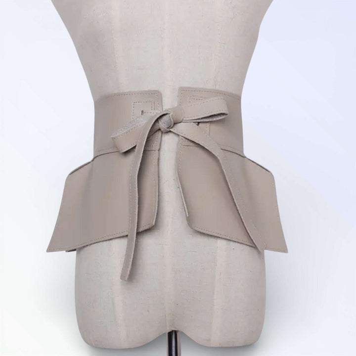 PORTO — CINTO LARGO ESTRUTURADO PRETO