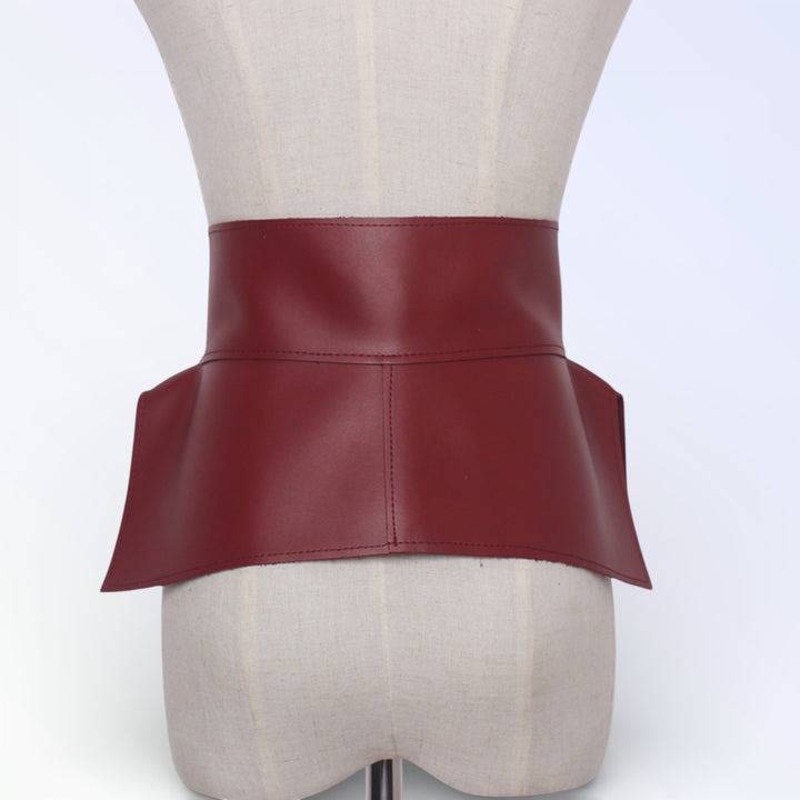 PORTO — CINTO LARGO ESTRUTURADO PRETO