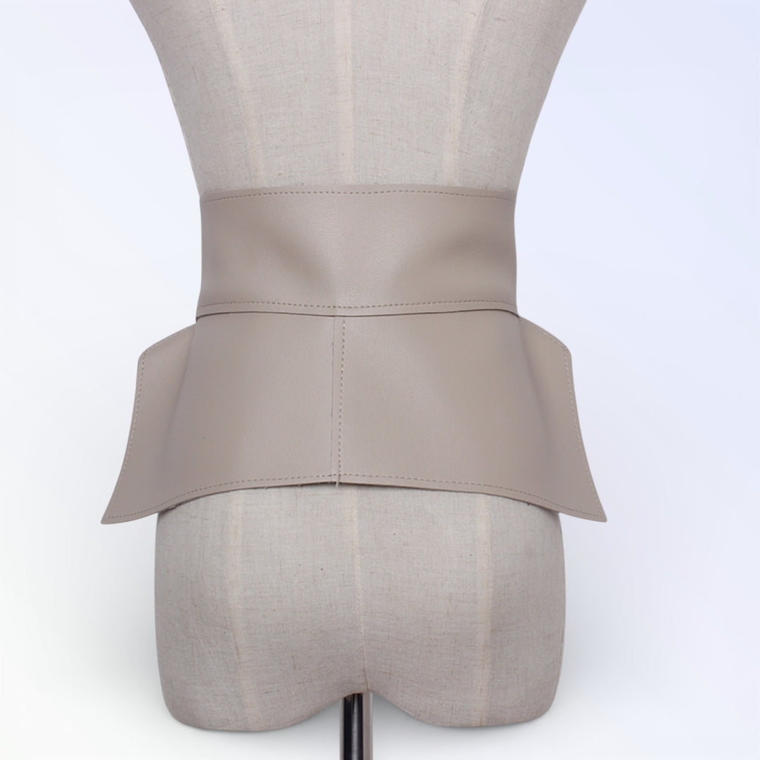 PORTO — CINTO LARGO ESTRUTURADO PRETO