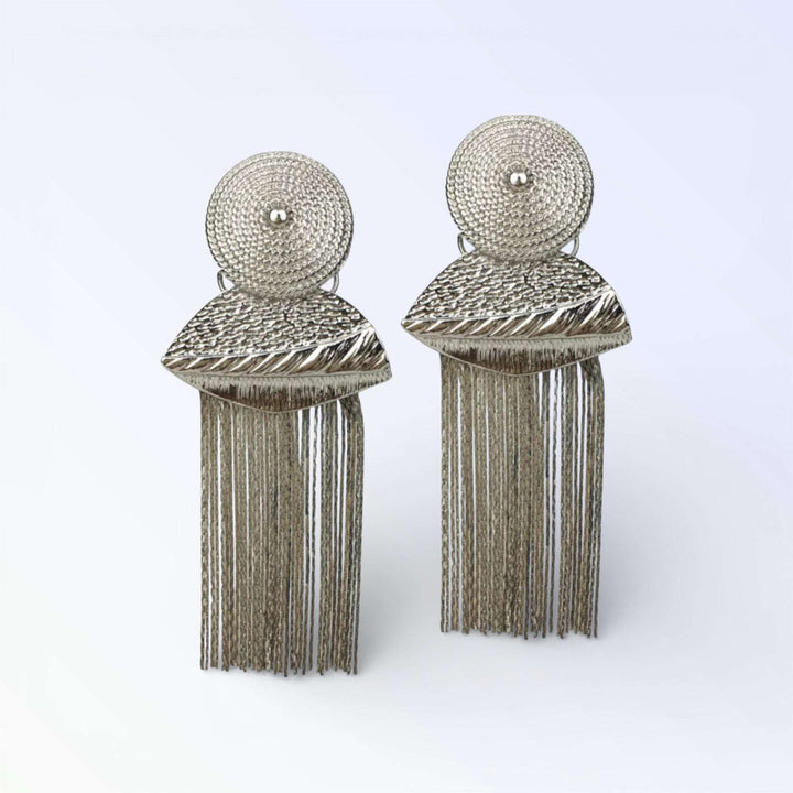 FRINGE — BRINCOS FRANJA ESCULPIDOS