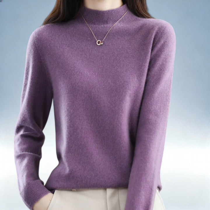 ANTONIETA — Camisola Lã Tricotada Oversized | Conforto Premium