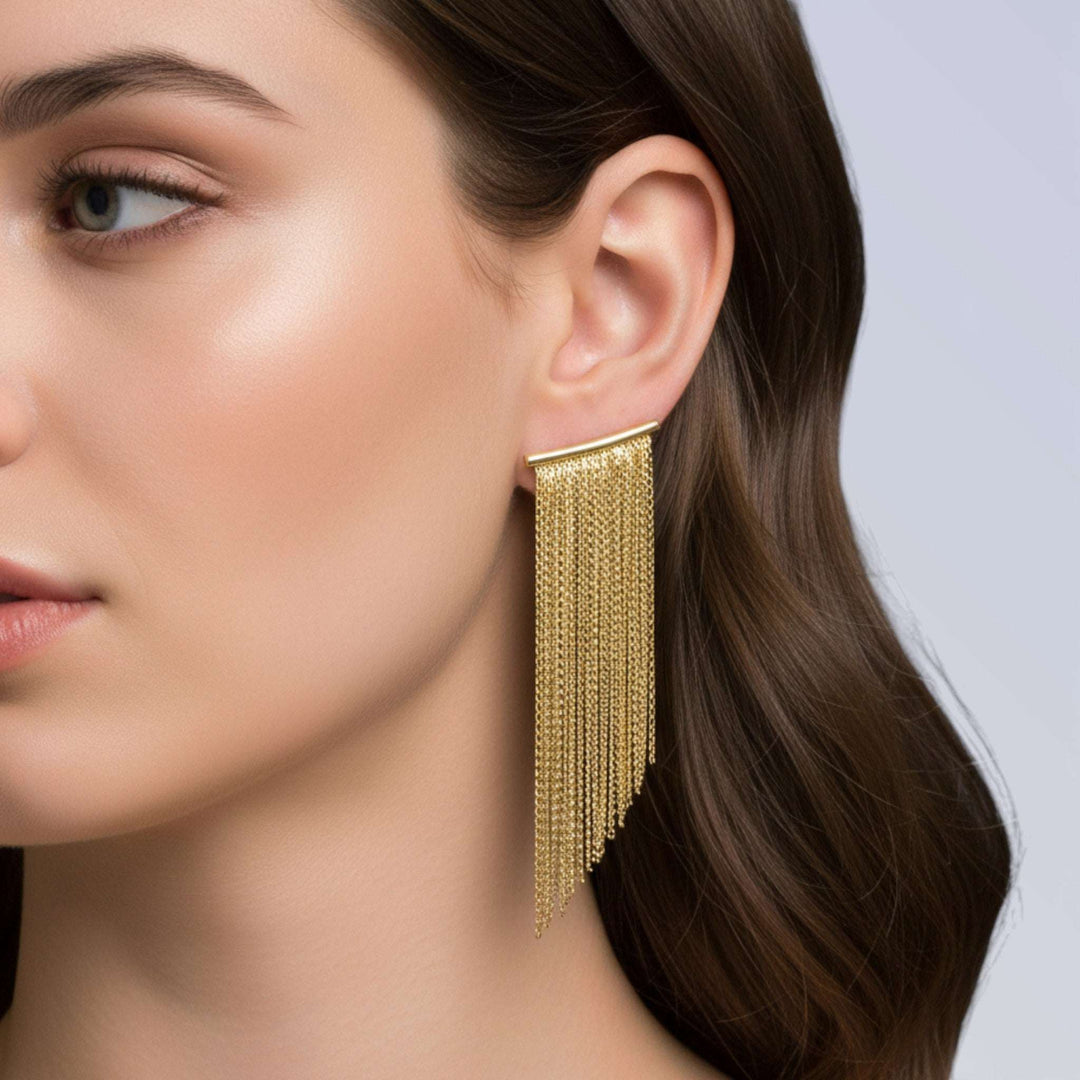 CASCADE — BRINCOS FRANJAS METÁLICAS