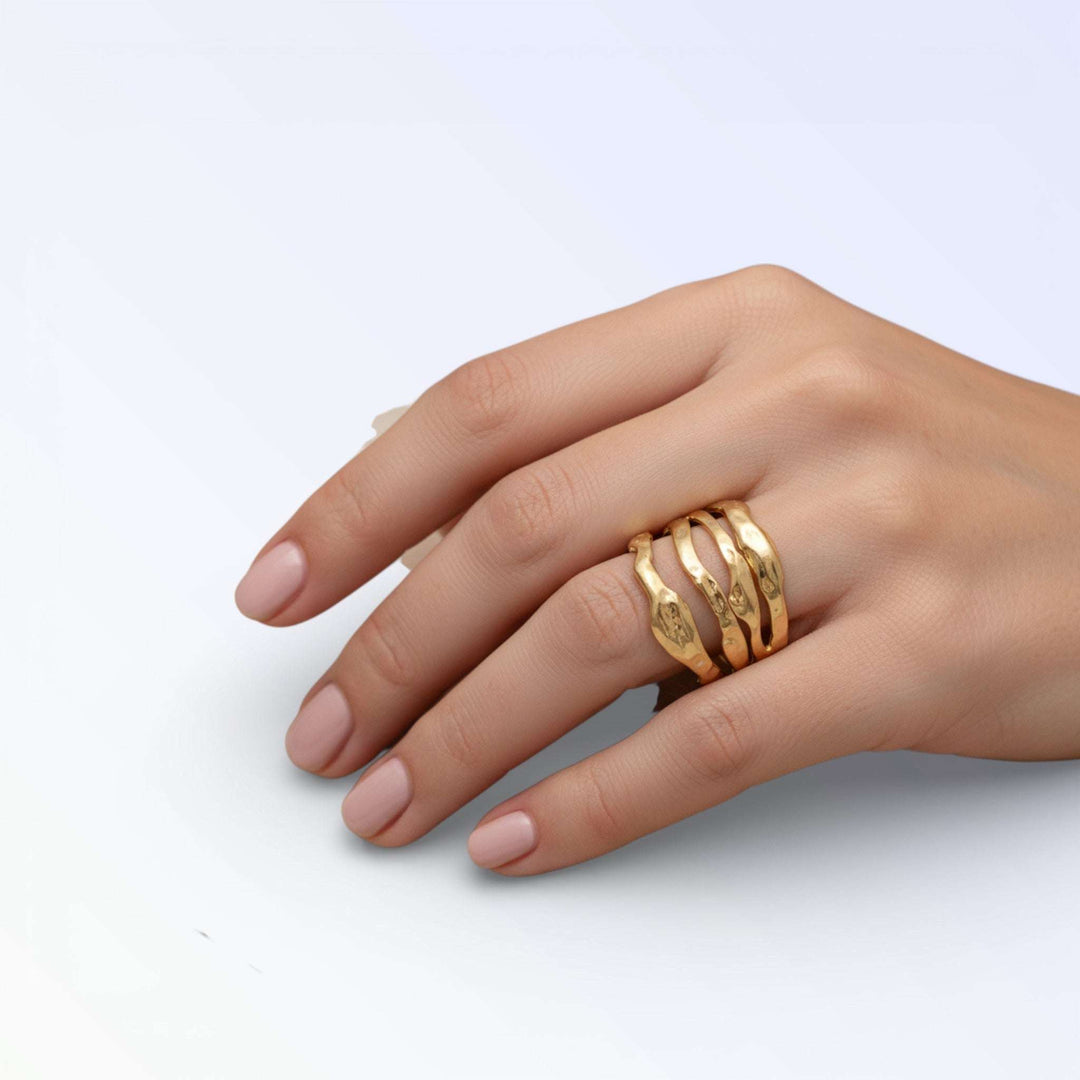 RIDGE — ANEL MULTI-FITAS TEXTURADO