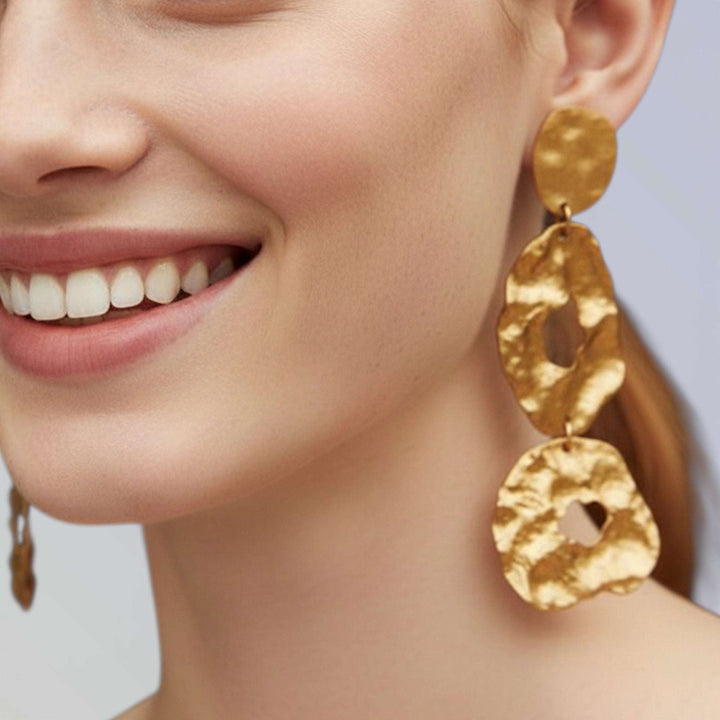 SCULPT — BRINCOS MARTELADOS ESCULTURAIS