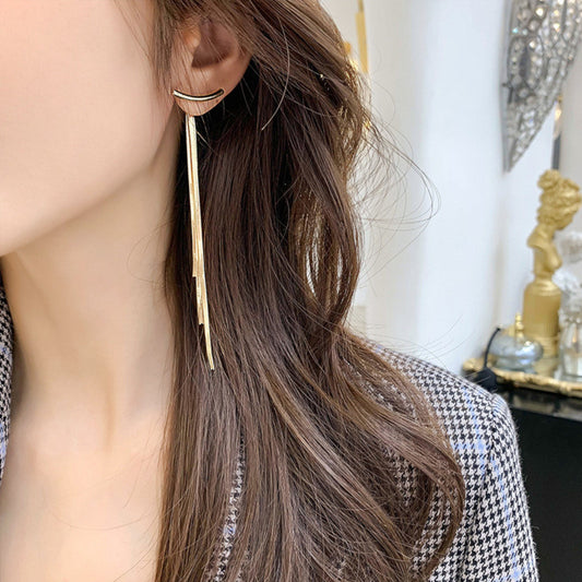 ELOS | Pendientes Colgantes de Cascada Curvada