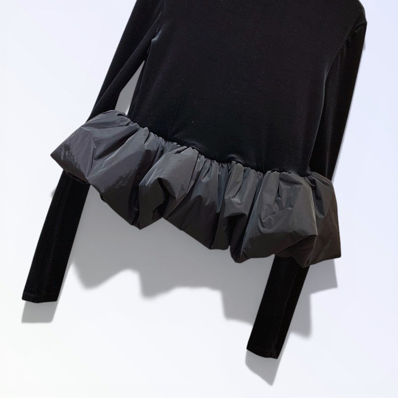 BALLET — TOP VELUDO BABY DOLL