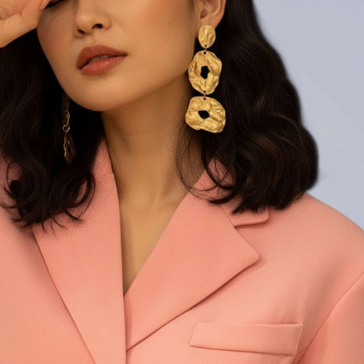 SCULPT — BRINCOS MARTELADOS ESCULTURAIS