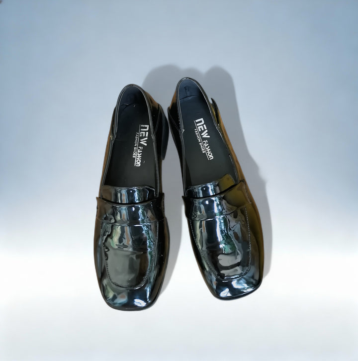 CECÍLIA — Loafers Retro de Salto Quadrado | EDIÇÃO SOFISTICADA