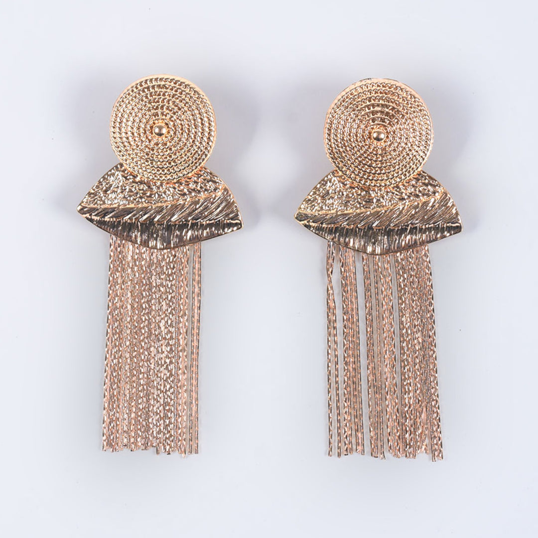 Pendientes burdeos