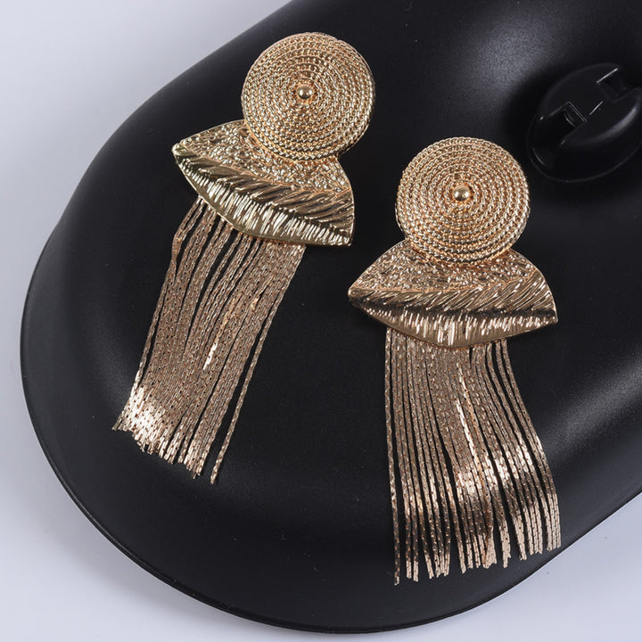 Pendientes burdeos