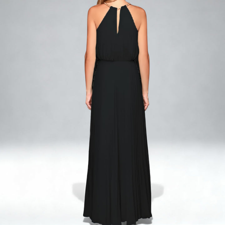 NORMA — Vestido de pregas elegante