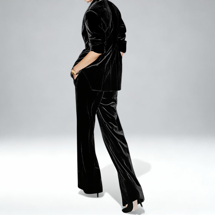 ELENA — Conjunto de veludo elegante