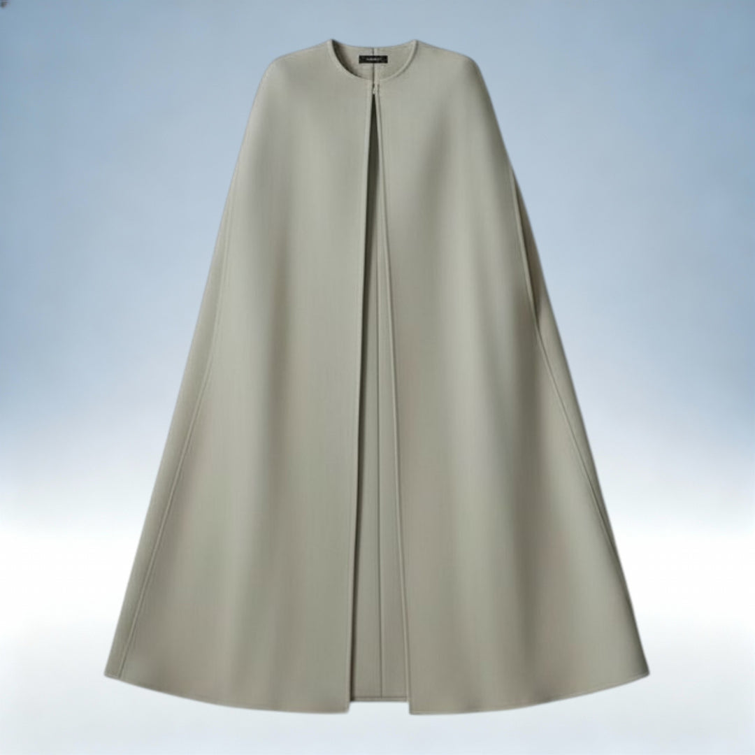 CLARA — Colete de Lã Comprido Estilo Solto | Elegância Contemporânea