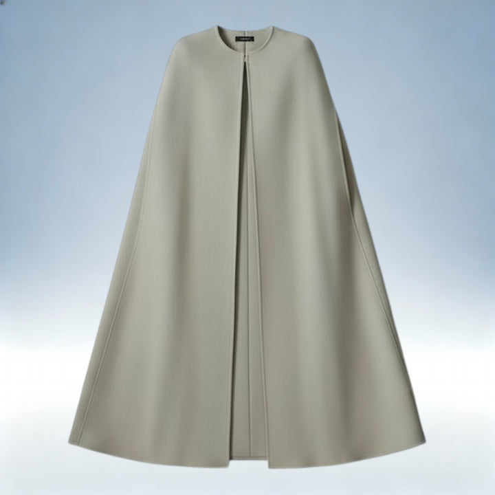 CLARA — Colete de Lã Comprido Estilo Solto | Elegância Contemporânea