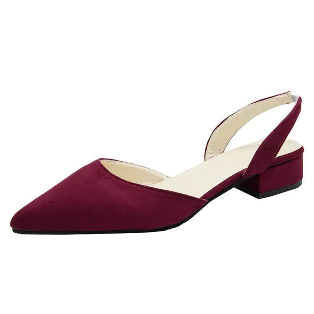 Sandalias de tacón bajo