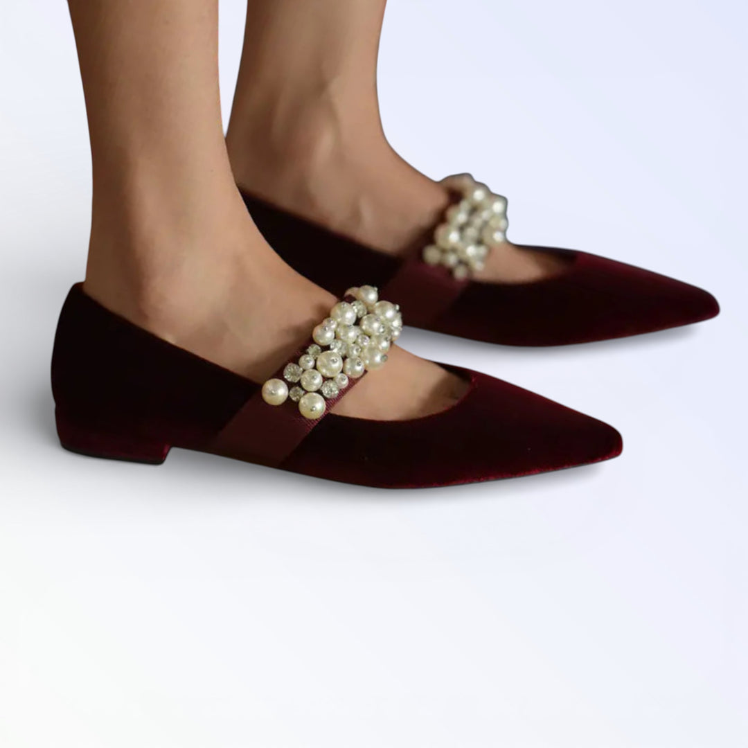 Mary Jane Flats con Tiras