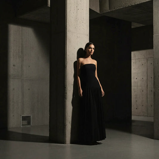 MAJESTADE | Vestido de Gala Strapless com Fenda Profunda