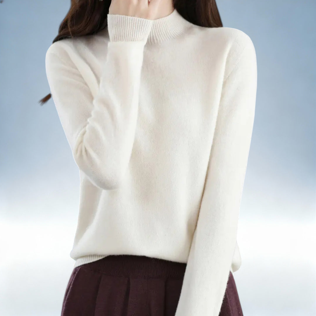 ANTONIETA — Camisola Lã Tricotada Oversized | Conforto Premium