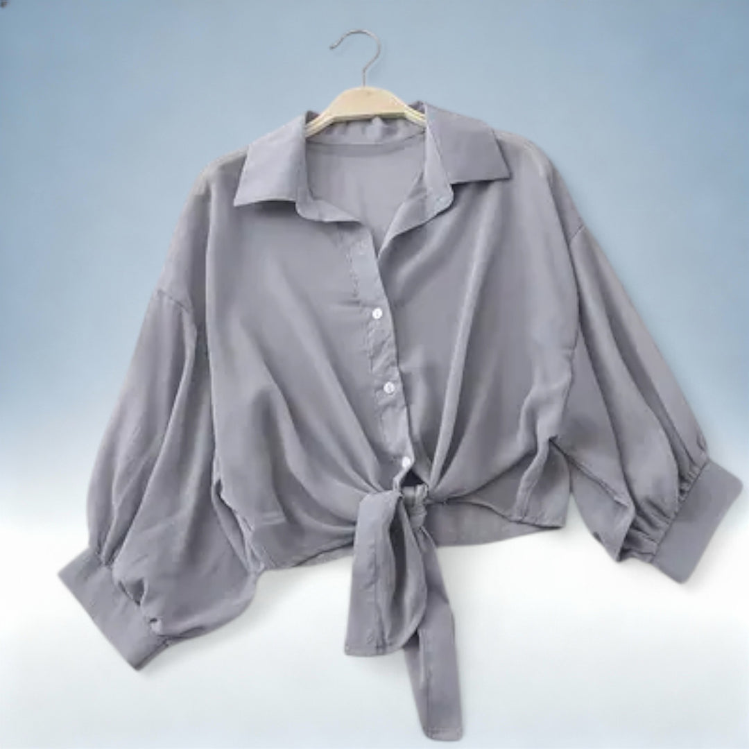 MILÃO — Camisa Chiffon Leve | Elegância Fluida