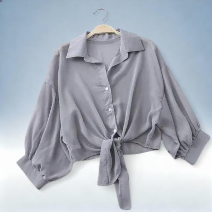 MILÃO — Camisa Chiffon Leve | Elegância Fluida