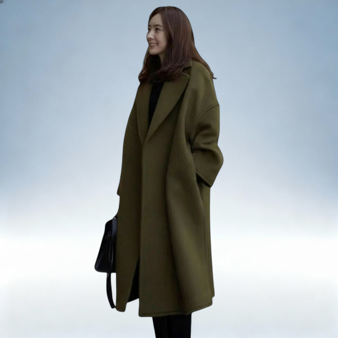 SIMONE — Casaco Lã Blend Premium | Elegância Invernal