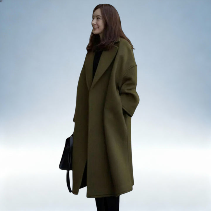 SIMONE — Casaco Lã Blend Premium | Elegância Invernal